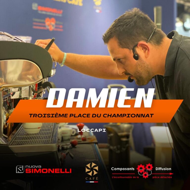 MEDAILLE DE BRONZE POUR DAMIEN